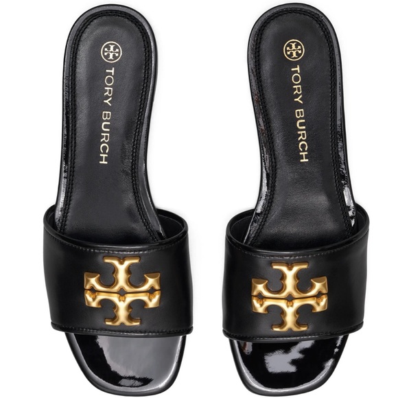 Tory Burch Shoes - NEW TORY BURCH Eleanor Slide Sandal Perfect Black Size 9 US
